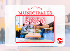 Bureau de vote main déposant une enveloppe dans une urne