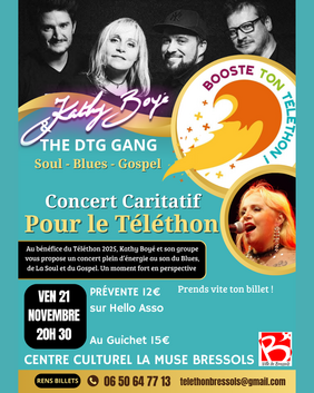 Affiche de l'évènement, photo de Cathy Boyé et DTG GANG