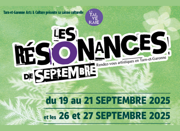 Visuel d'annonce du festival, logo et dates
