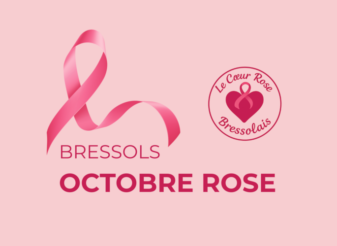 Logo du cœur rose Bressolais et d'octobre rose