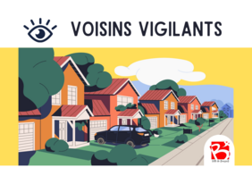 Visuel quartier calme et logo mairie